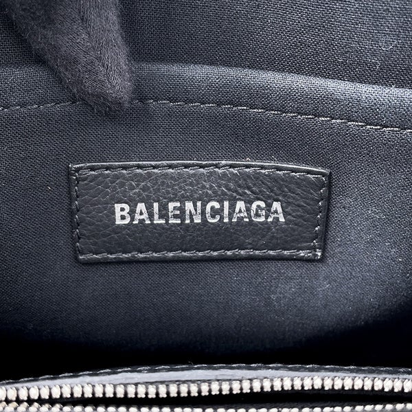 バレンシアガ ハンドバッグ ハードウェア キャンバス レザー 671402 BALENCIAGA 2way ショルダー 黒