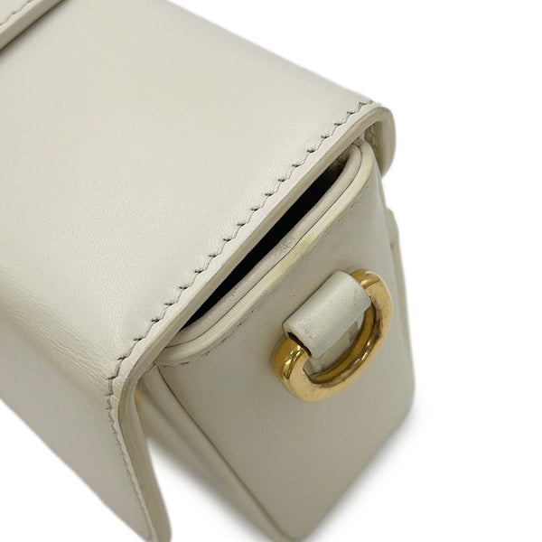 クリスチャン・ディオール ショルダーバッグ 30 モンテーニュ ボックスバッグ レザー Christian Dior 白