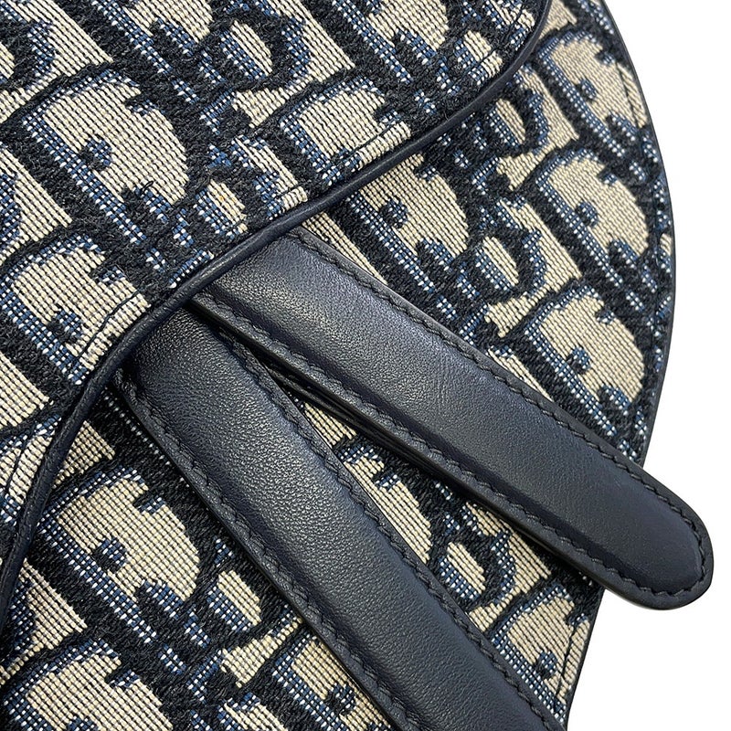 クリスチャン・ディオール ボディバッグ オブリーク サドル ベルトポーチ キャンバス S5632CTZQ Christian Dior