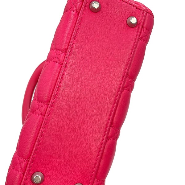 クリスチャン・ディオール ハンドバッグ カナージュ レディディオール ミニ レザー Christian Dior 2way