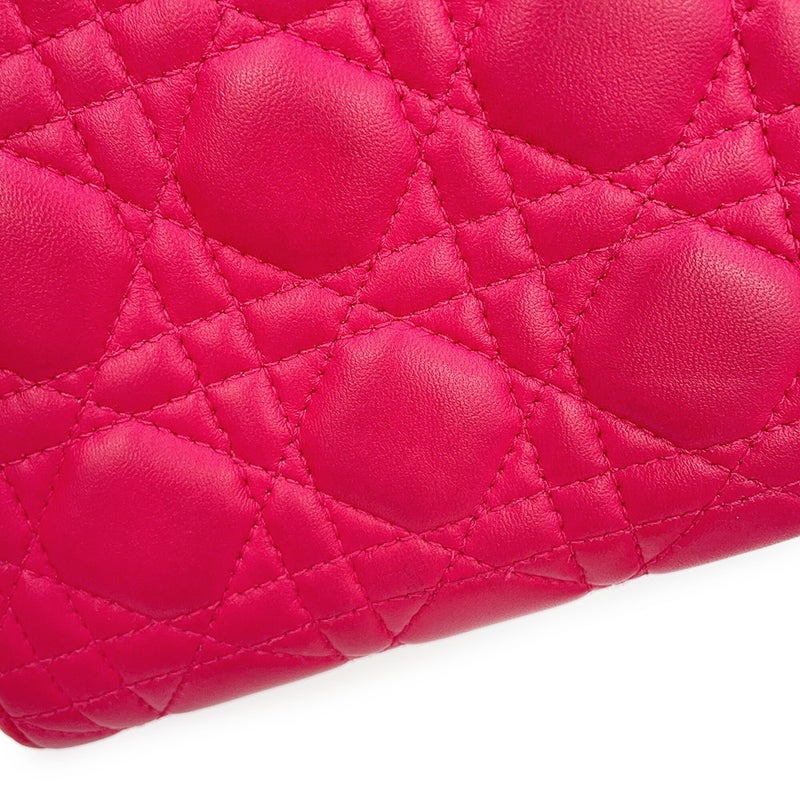 クリスチャン・ディオール ハンドバッグ カナージュ レディディオール ミニ レザー Christian Dior 2way