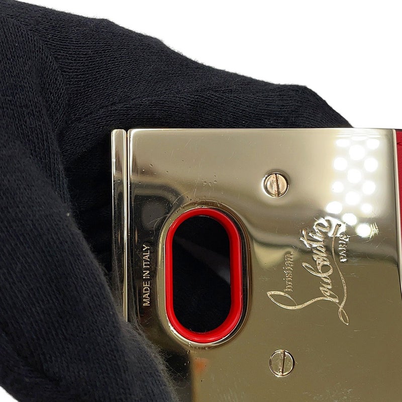 クリスチャン・ルブタン ショルダーバッグ カラスカイ レザー 1225182 Christian Louboutin 黒