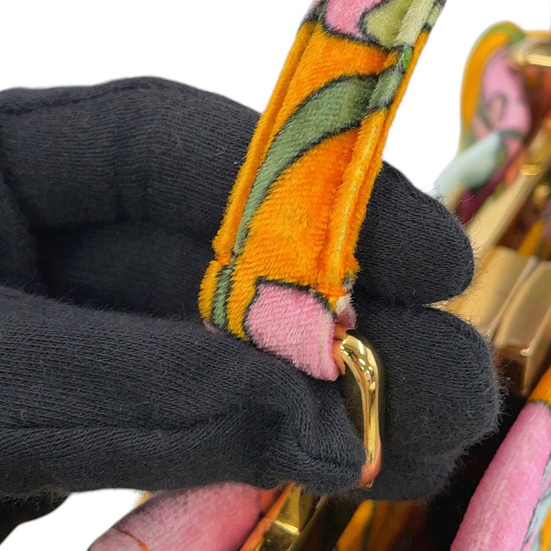 フェンディ ハンドバッグ ピーカブー アイコニック ミニ ベロア 8BN244 FENDI 2way