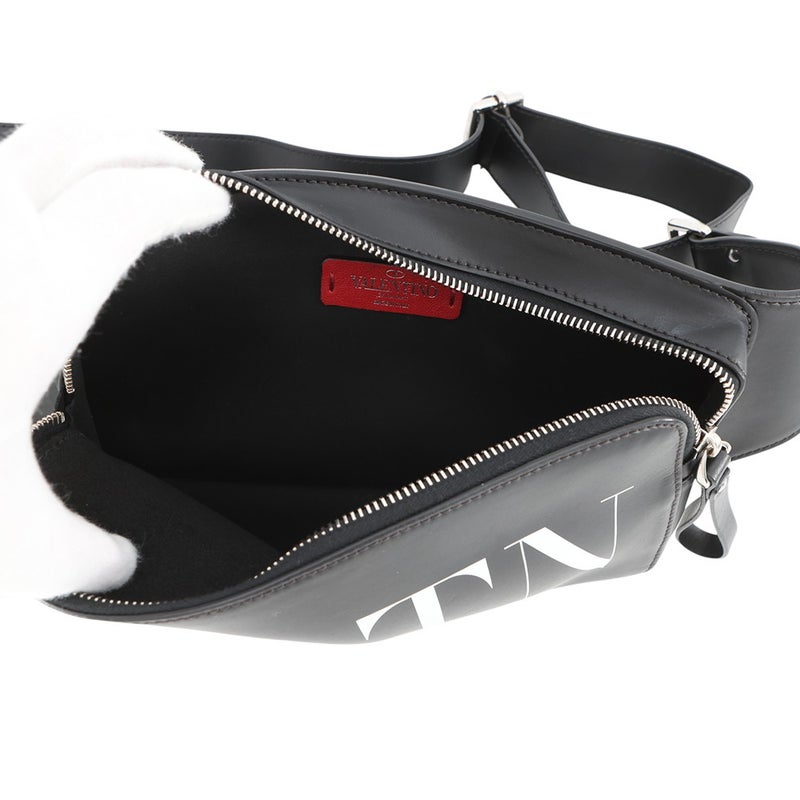 ヴァレンティノ・ガラヴァーニ ボディバッグ VLTNロゴ VY2B0A10WJW VALENTINO ベルトバッグ 黒