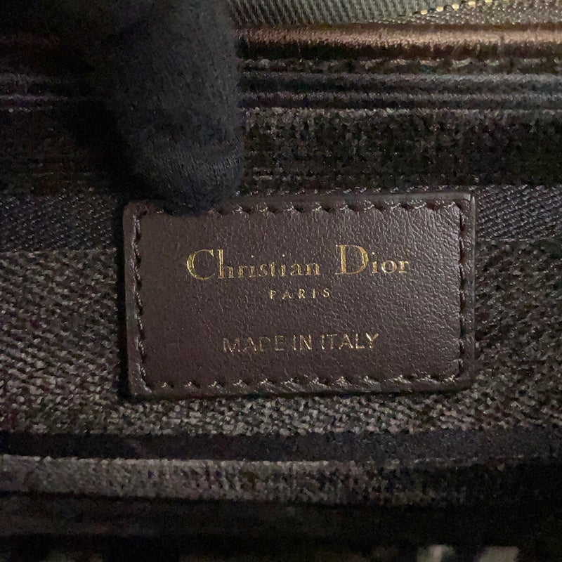 クリスチャン・ディオール ハンドバッグ レディディーライト ミディアム ベルベット M0565OTGT Christian Dior 2way レオパード