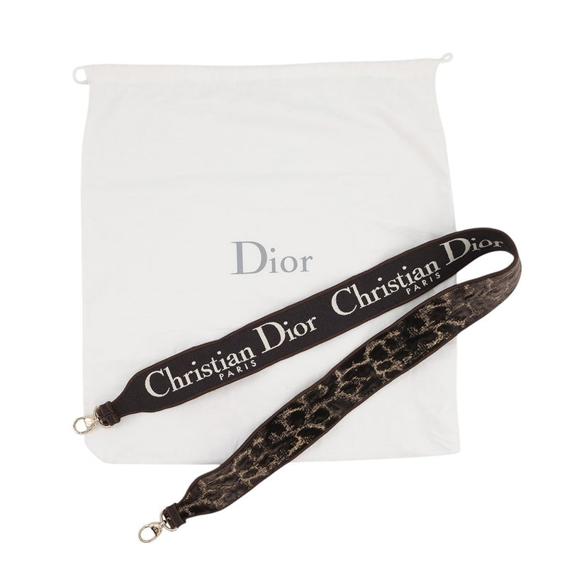 クリスチャン・ディオール ハンドバッグ レディディーライト ミディアム ベルベット M0565OTGT Christian Dior 2way レオパード