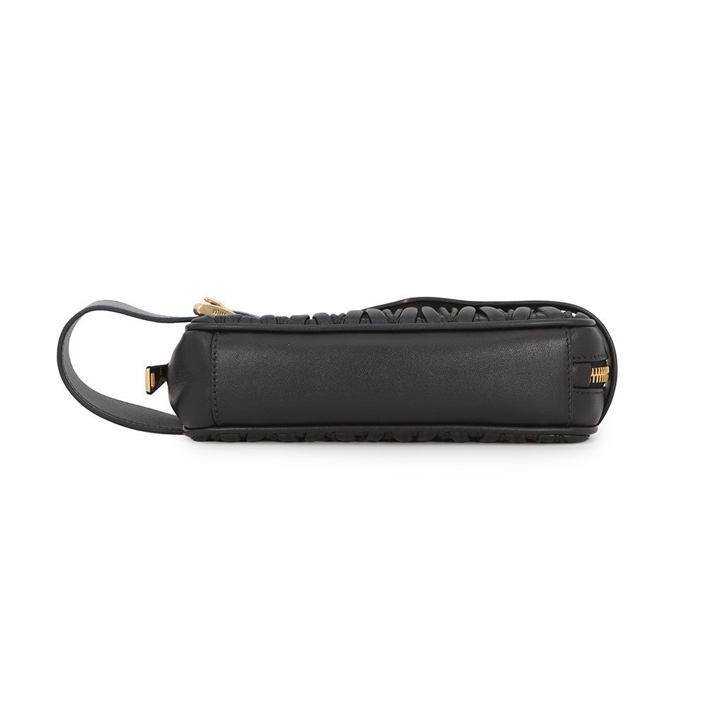 ミュウミュウ クラッチバッグ マテラッセ レザー 5BF122 Miu Miu 黒