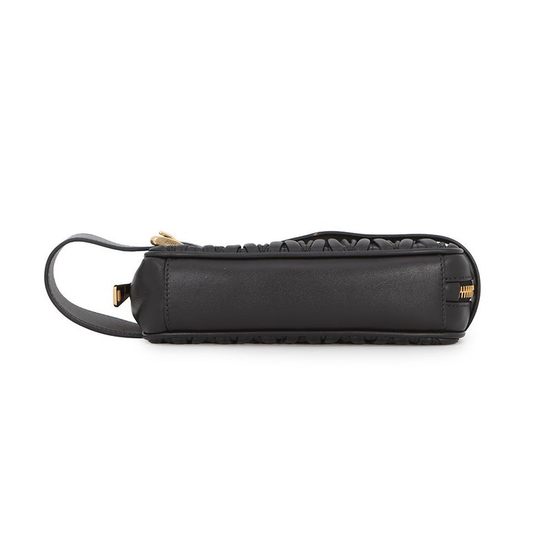 ミュウミュウ クラッチバッグ マテラッセ レザー 5BF122 Miu Miu 黒 セカンドバッグ