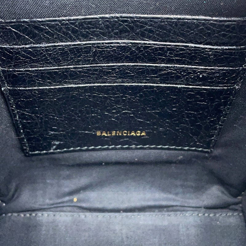バレンシアガ ハンドバッグ バザール ショッパーXXS 513988 BALENCIAGA バッグ 2wayショルダーバッグ 黒