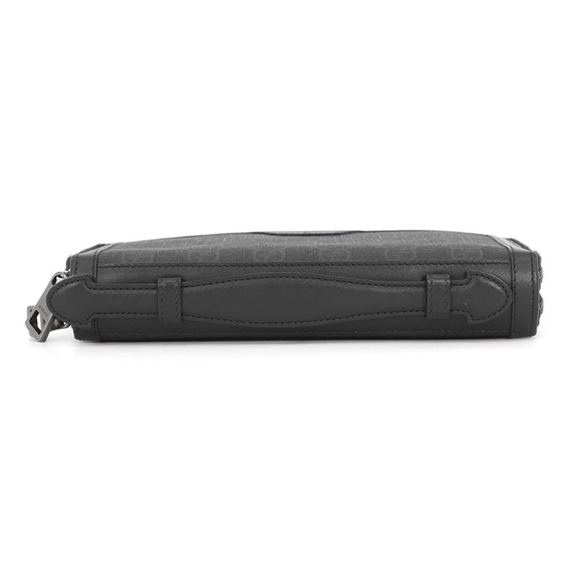 グッチ クラッチバッグ GGスプリーム セカンドバッグ 395708 GUCCI 黒 財布