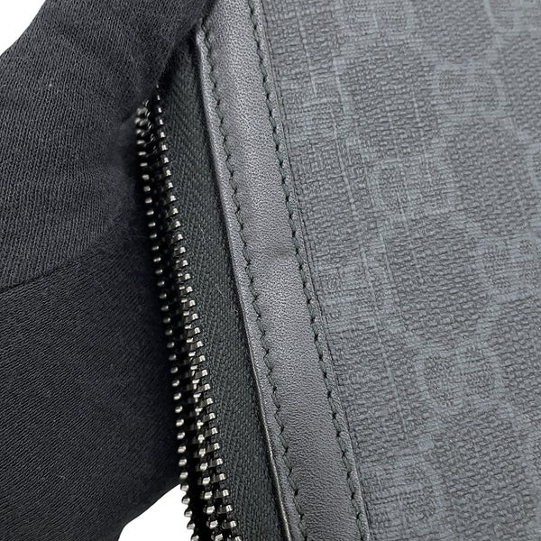 グッチ クラッチバッグ GGスプリーム セカンドバッグ 395708 GUCCI 黒 財布