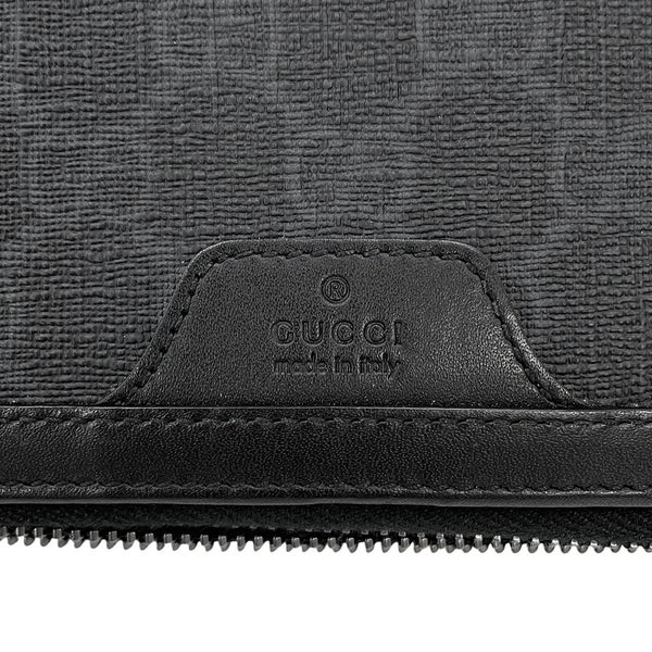 グッチ クラッチバッグ GGスプリーム セカンドバッグ 395708 GUCCI 黒 財布