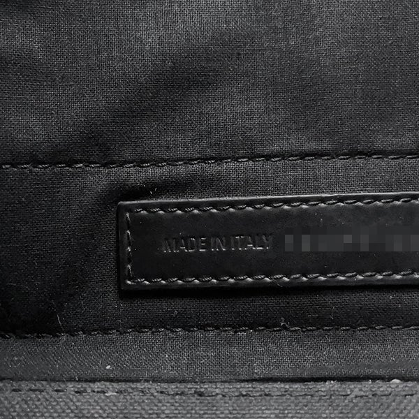 バレンシアガ ハンドバッグ ネイビーカバ XS キャンバス レザー 390346 BALENCIAGA ポーチ付 2way 黒