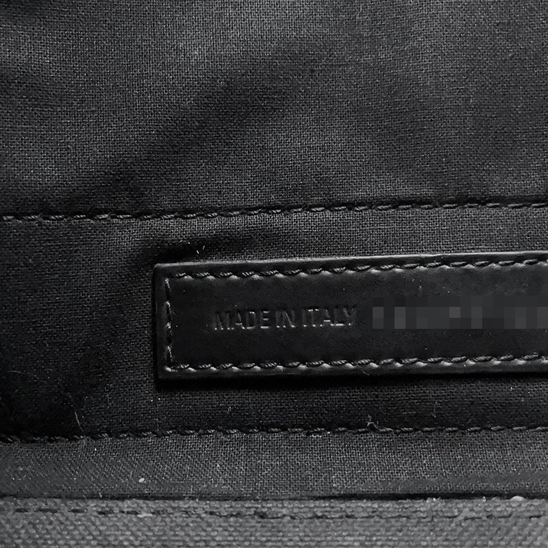 バレンシアガ ハンドバッグ ネイビーカバ XS キャンバス レザー 390346 BALENCIAGA ポーチ付 2way 黒