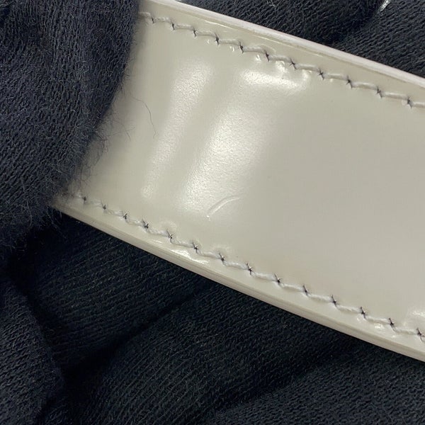 サルヴァトーレ・フェラガモ ハンドバッグ カットアウト スモール キャンバス レザー 213487 Ferragamo 白