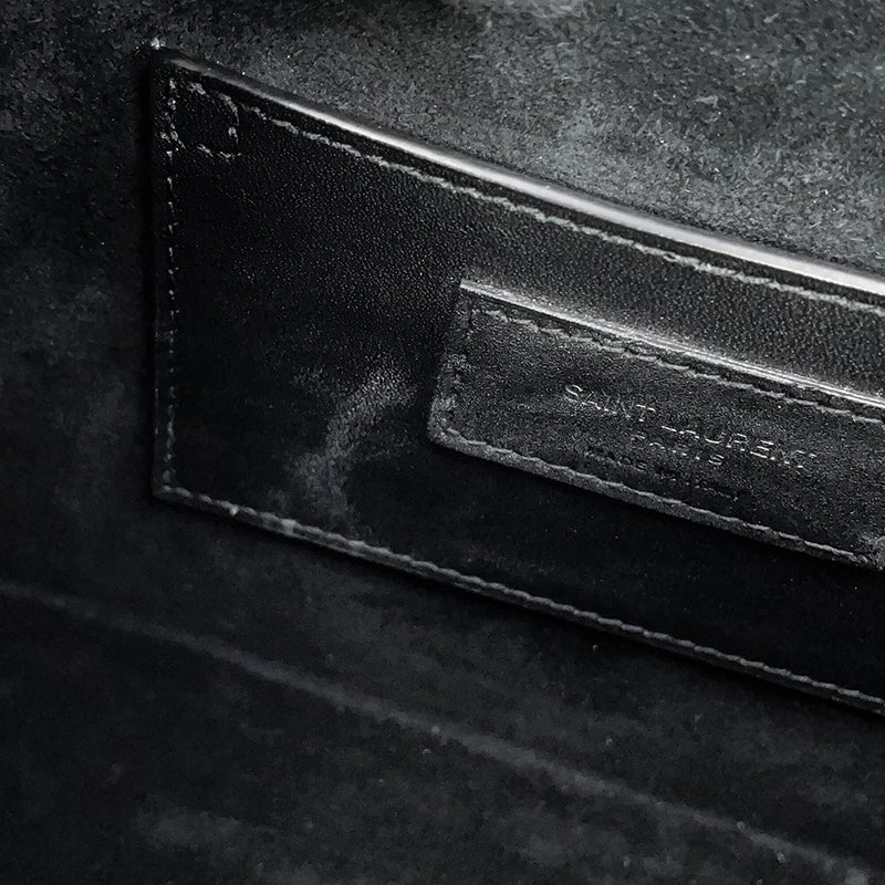 サンローランパリ ショルダーバッグ TUC BOX ミディアム レザー 710286 SAINT LAURENT PARIS 黒