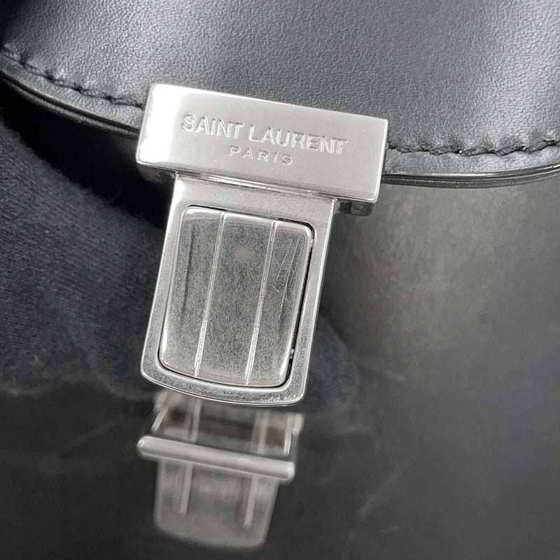 サンローランパリ ショルダーバッグ TUC BOX ミディアム レザー 710286 SAINT LAURENT PARIS 黒