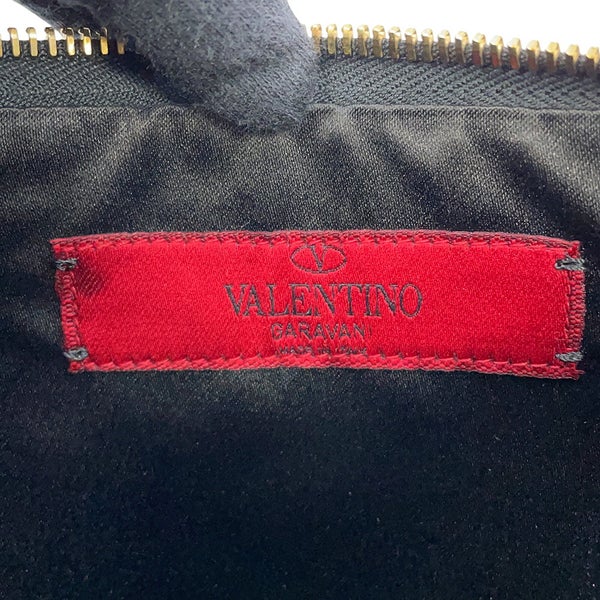 ヴァレンティノ・ガラヴァーニ クラッチバッグ ロゴ レザー IW9P0263VIT VALENTINO ポーチ 黒