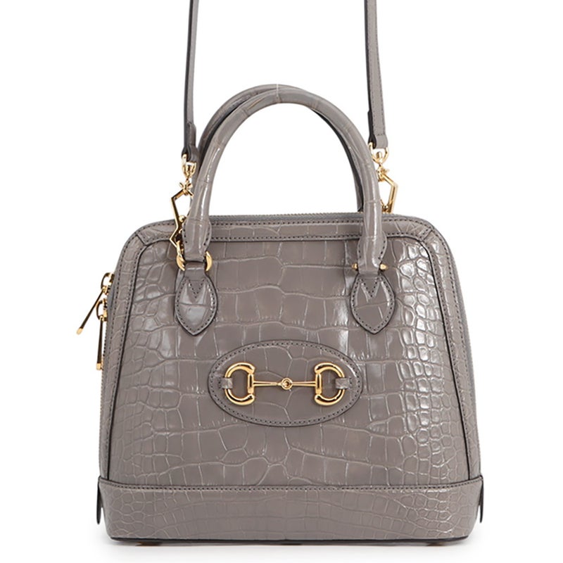 グッチ ハンドバッグ ホースビット トップハンドルバッグ スモール クロコダイル 621220 GUCCI 2way