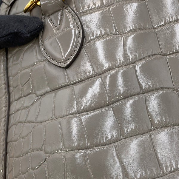 グッチ ハンドバッグ ホースビット トップハンドルバッグ スモール クロコダイル 621220 GUCCI 2way