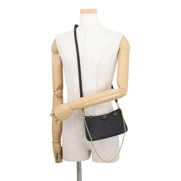 ルイヴィトン ショルダーバッグ モノグラム・アンプラント イージー・ポーチ M80349 LOUIS VUITTON 黒 ブラック