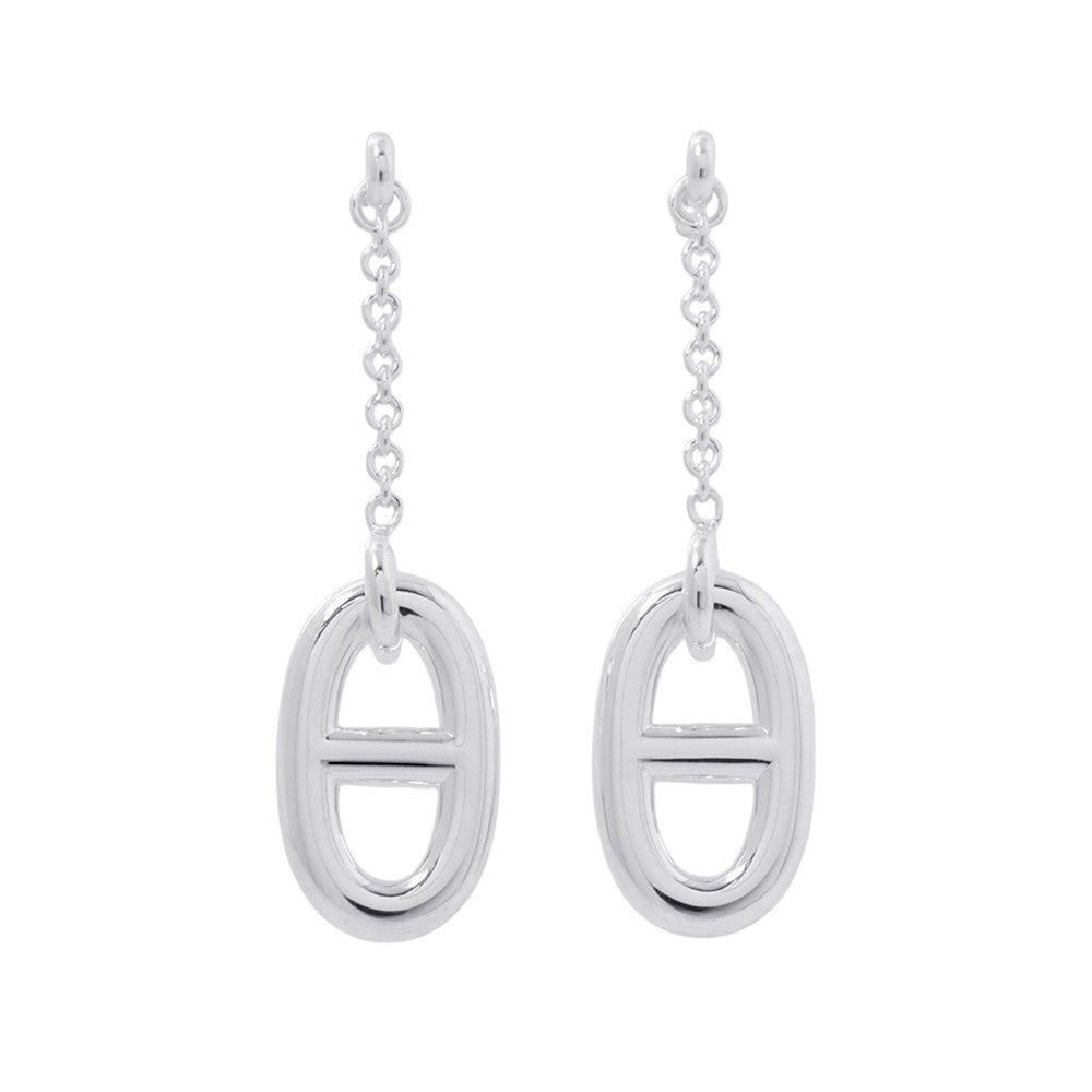 お値下げしました！HERMES ファランドール　シェーヌダンクル ピアス 925 エルメス ピアス シェーヌダンクル ファランドール Earrings SV925