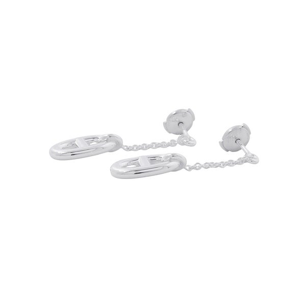 エルメス ピアス シェーヌダンクル ファランドール Earrings SV925シルバー HERMES ジュエリー イヤリング