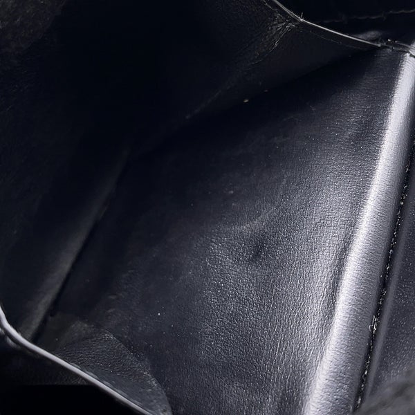 サンローランパリ 二つ折り財布 コンパクトウォレット レザー 610193 SAINT LAURENT PARIS 財布 メンズ 黒