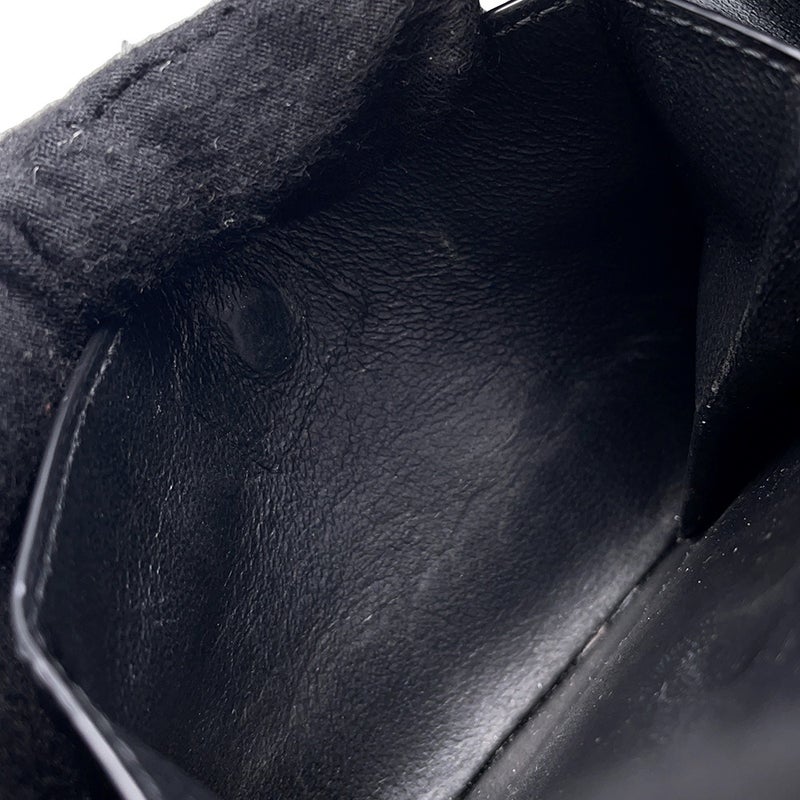サンローランパリ 二つ折り財布 コンパクトウォレット レザー 610193 SAINT LAURENT PARIS 財布 メンズ 黒