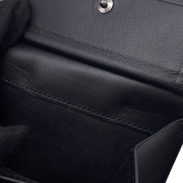 クリスチャン・ディオール 二つ折り財布 サドル ウォレット ジャカード 2ADBC306YKS Christian Dior メンズ 財布 黒