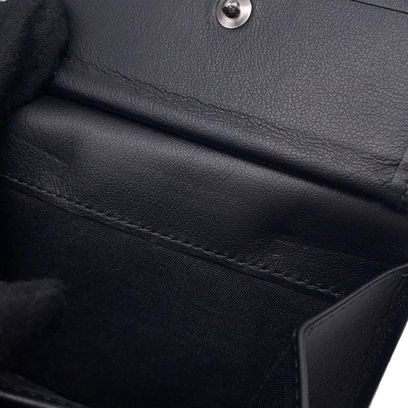 クリスチャン・ディオール 二つ折り財布 サドル ウォレット ジャカード 2ADBC306YKS Christian Dior メンズ 財布 黒