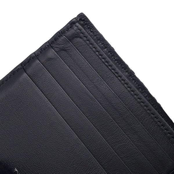クリスチャン・ディオール 二つ折り財布 サドル ウォレット ジャカード 2ADBC306YKS Christian Dior メンズ 財布 黒