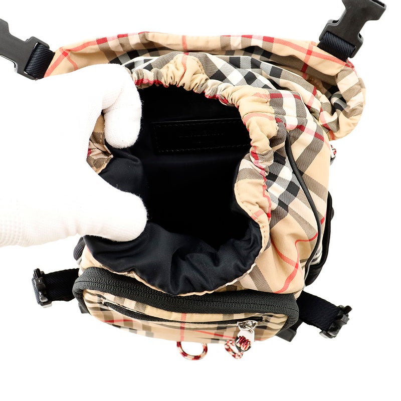 バーバリー ボディバッグ ノバチェック ナイロン 8013645 BURBERRY バッグ 黒