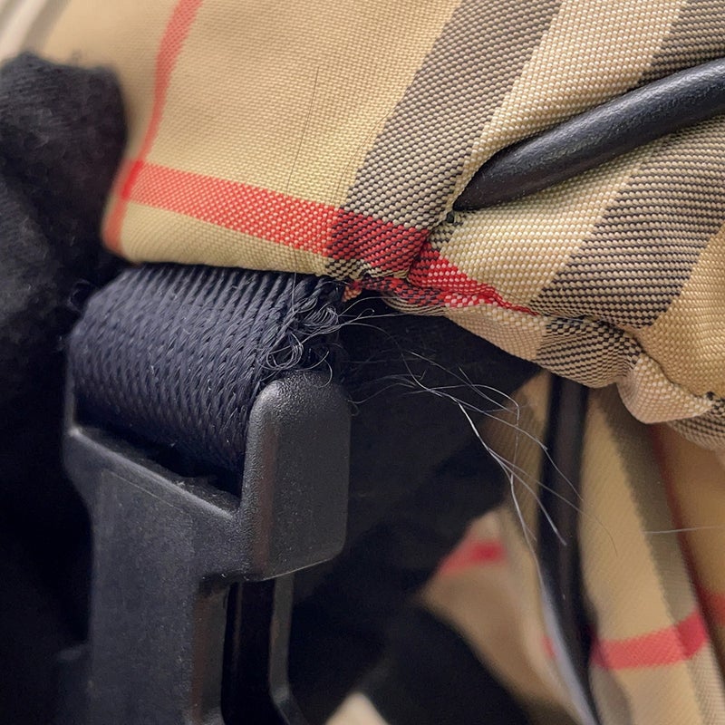 バーバリー ボディバッグ ノバチェック ナイロン 8013645 BURBERRY バッグ 黒