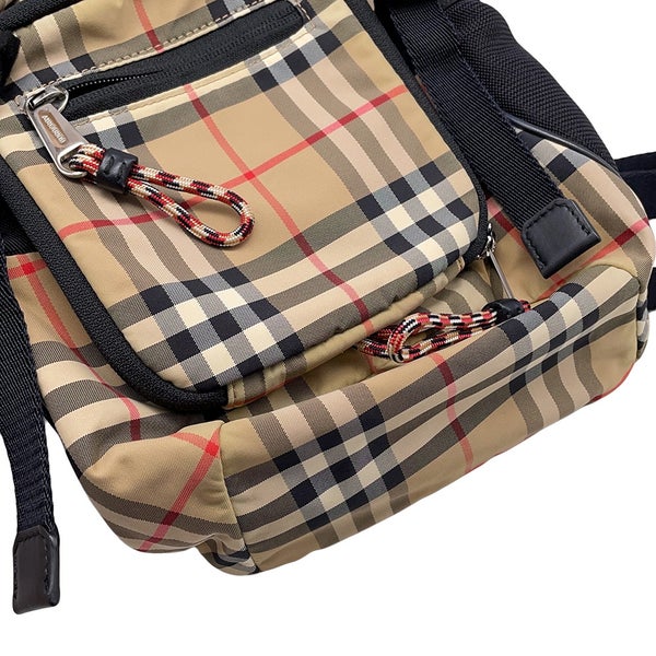 バーバリー ボディバッグ ノバチェック ナイロン 8013645 BURBERRY バッグ 黒