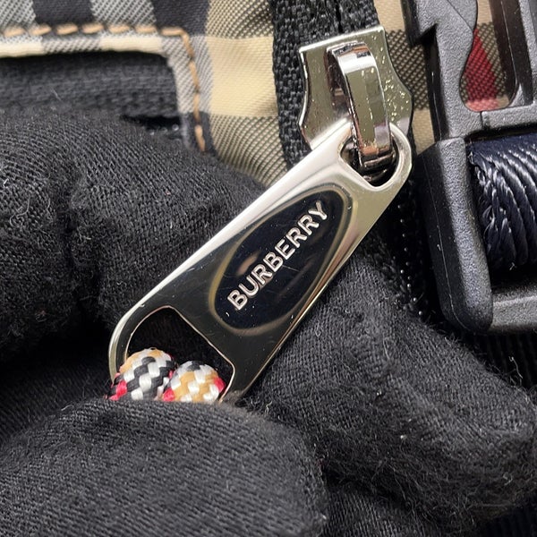 バーバリー ボディバッグ ノバチェック ナイロン 8013645 BURBERRY バッグ 黒