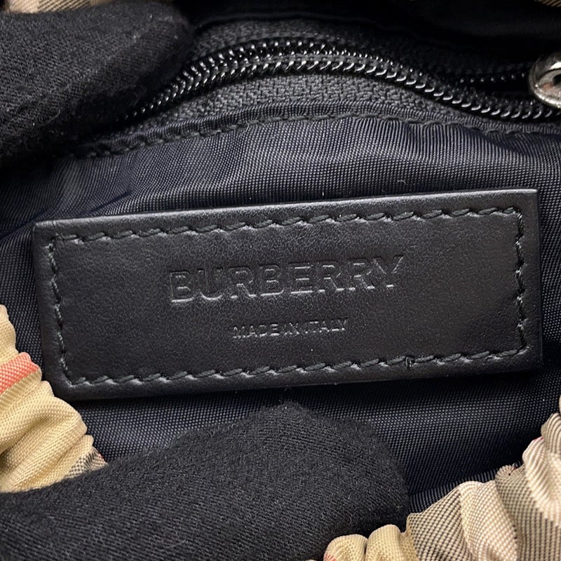 バーバリー ボディバッグ ノバチェック ナイロン 8013645 BURBERRY バッグ 黒