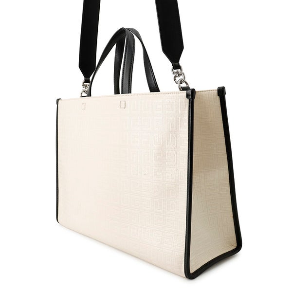 ジバンシー トートバッグ Gトート コーティングキャンバス BB50N0B1H1 105 GIVENCHY ２wayショルダー