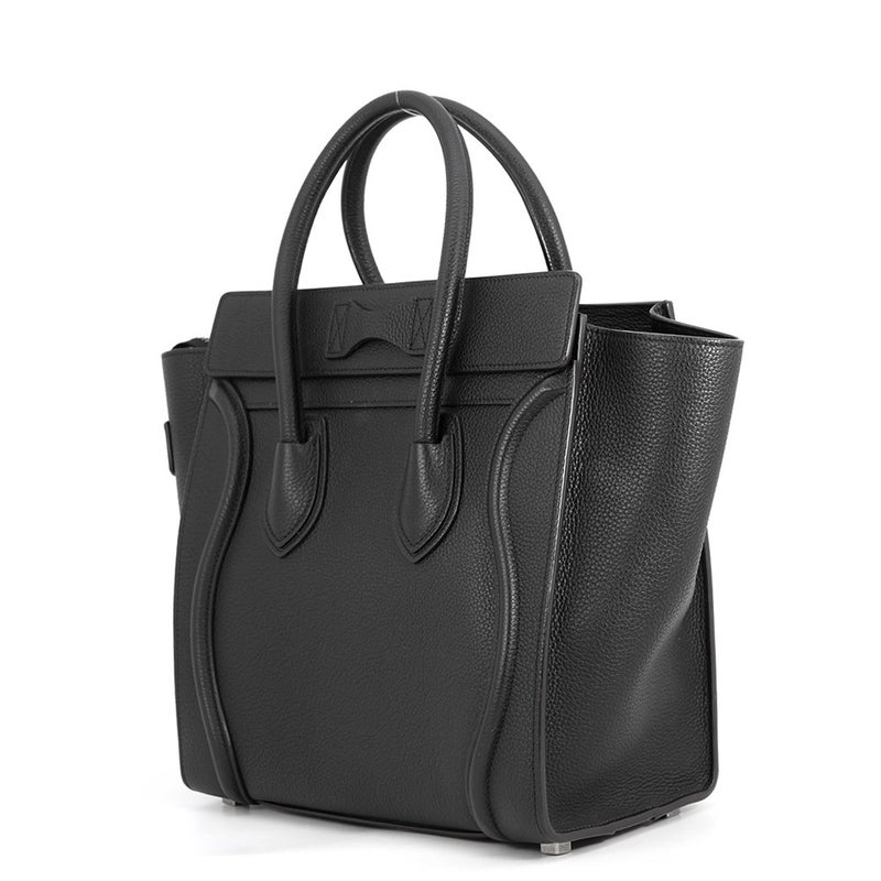 セリーヌ ハンドバッグ ラゲージ マイクロ ショッパー 167793 CELINE 黒