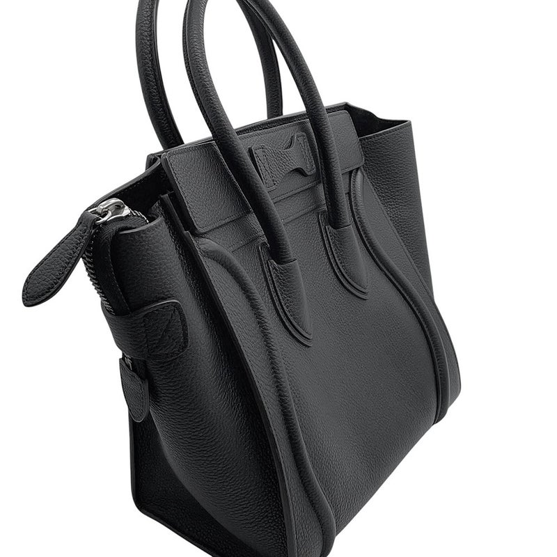 セリーヌ ハンドバッグ ラゲージ マイクロ ショッパー 167793 CELINE 黒
