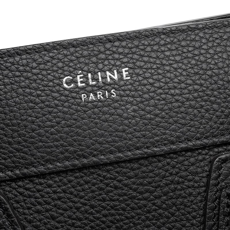 セリーヌ ハンドバッグ ラゲージ マイクロ ショッパー 167793 CELINE 黒