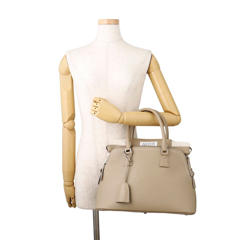 メゾンマルジェラ ハンドバッグ 5AC ミディアム レザー キャンバス S56WG0093 Maison Margiela ２wayショルダー