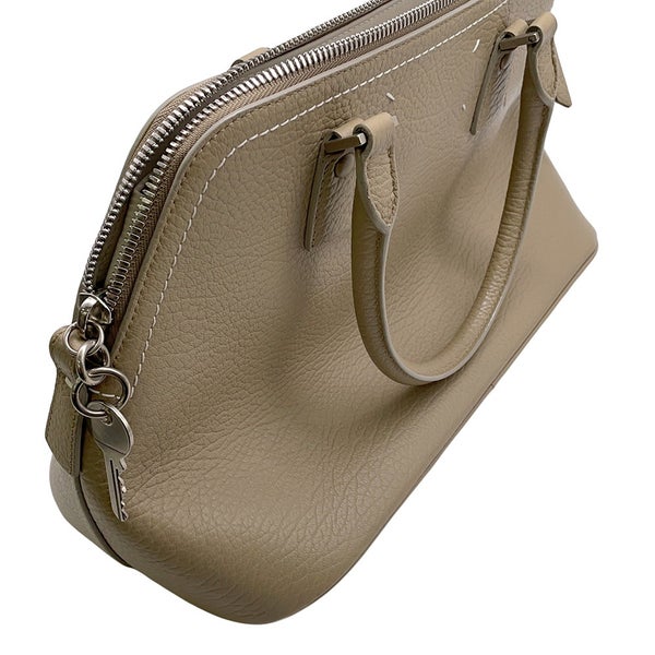 メゾンマルジェラ ハンドバッグ 5AC ミディアム レザー キャンバス S56WG0093 Maison Margiela ２wayショルダー