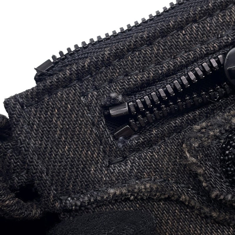 バレンシアガ コインケース ルカゴール デニム ラインストーン 776769 BALENCIAGA 小銭入れ 黒