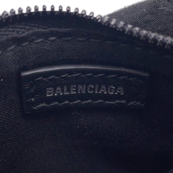 バレンシアガ コインケース ルカゴール デニム ラインストーン 776769 BALENCIAGA 小銭入れ 黒