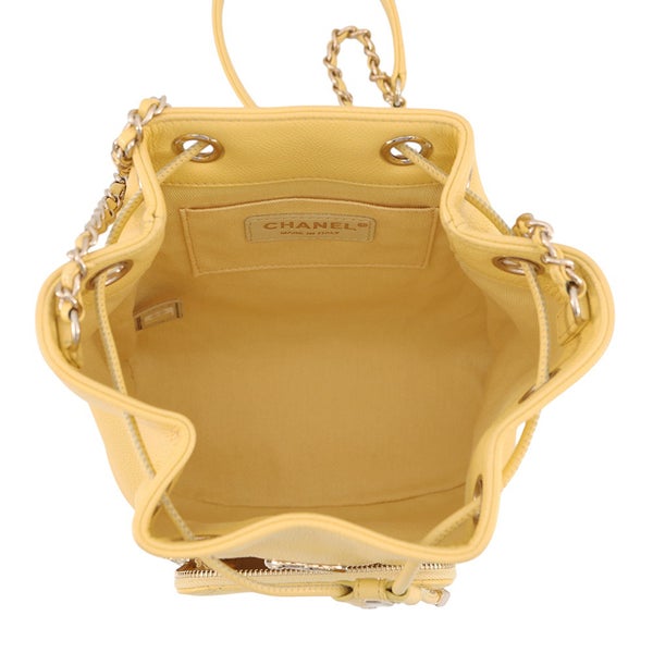 シャネル チェーンショルダーバッグ マトラッセ ココマーク キャビアスキン CHANEL