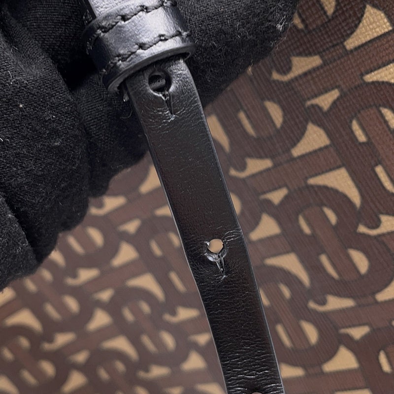 バーバリー ハンドバッグ ペギー TBモノグラム PVC レザー 8026825 BURBERRY ２wayショルダー