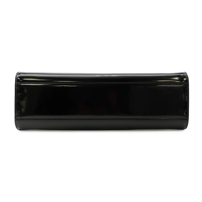 サンローランパリ ビジネスバッグ サック ド ジュール ラージ パテント レザー 631526 SAINT LAURENT PARIS ２wayショルダー メンズ 黒
