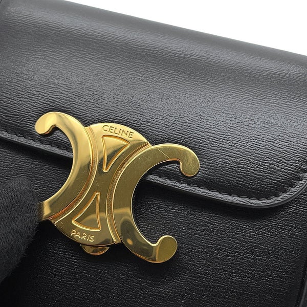 セリーヌ ショルダーバッグ ミニ クロード トリオンフ 10I513 CELINE ミニバッグ 黒