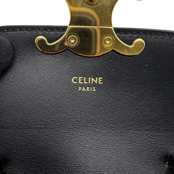 セリーヌ ショルダーバッグ ミニ クロード トリオンフ 10I513 CELINE ミニバッグ 黒